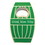 Custom Jumbo Size Oak Barrel Shape Magnetic Bottle Opener, 2 1/4" X 3 21/32", Price/each