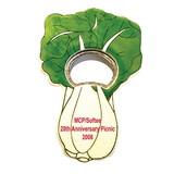 Custom Jumbo Size Cabbage Shape Magnetic Bottle Opener, 2 1/2