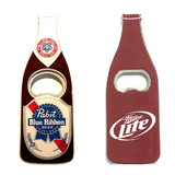 Custom Jumbo Size Beer Bottle Shape Magnetic Bottle Opener, 1 5/8