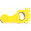 Custom Jumbo Size Foot Shape Magnetic Bottle Opener, 4" X 2 5/32", Price/each