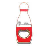 Custom Jumbo Size Bowling Pin Shape Magnetic Bottle Opener, 1 3/4