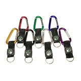 Custom Carabiner with Compass, 2 21/32