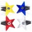 Custom Jumbo Size Star Shape Memo Clip, 3 1/2" X 3 1/2", Price/each