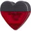 Custom Jumbo Size Heart Shape Memo Clip, 2 3/4" X 2 3/4", Price/each