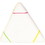 Custom Three Color Combo Highlighter Marker, 3 1/2" X 3 1/4", Price/each