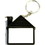 Custom House Shape Tape Measure Key Chain, 1 3/4" X 2", Price/each