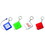 Custom Square Tape Measure Key Chain, 1 3/4" X 1 3/4", Price/each