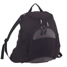Custom Nissun Cap BP1112 "Adventure" Backpack, 600D Polyester/Rip-Stop Nylon - Screen Print