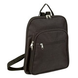Blank Nissun Cap BP1114 Lady's Backpack, 600D Polyester - Black