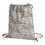 Blank Nissun Cap BP1138 Digital Camo Drawstring Backpack, 600D Polyester w/ Vinyl Backing - Digital Gray Camo, Price/piece