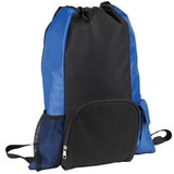 Blank Nissun Cap BP1142 Islander Drawstring Tote/Backpack in One, 600D Polyester w/ 420D Nylon
