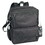 Custom Nissun Cap BP2119 Black Foldable Backpack, 70D Nylon w/ PU - Embroidery, Price/piece