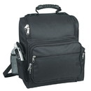 Blank Nissun Cap BPC1134 Deluxe Laptop Backpack, 600D Polyester - Black