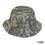 Custom Nissun Cap CBKP-L Large Pixel Camouflage Bucket Hat - Digital Gray Camo - Screen Print, Price/piece