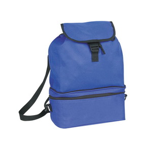 Custom Nissun Cap CO1119 Cooler with Foldable Backpack, 600D Polyester w/ PU - Embroidery