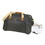 Custom Nissun Cap DB1191 Black/Khaki Club Sport Bag w/ Shoe Storage, 600D Polyester w/ Heavy Vinyl Backing - Embroidery, Price/piece