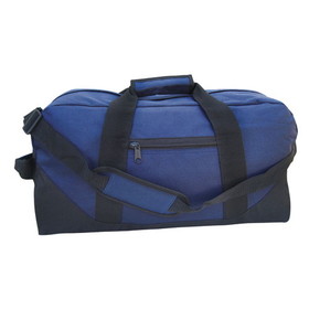 Custom Nissun Cap DB1212 Two-Tone Duffel Bag, 600D Polyester - Embroidery