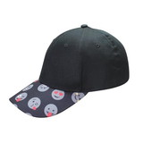 Custom Nissun Cap EMOTE Black 6 Panel Low Crown Cotton Twill Specialty Caps - Embroidery