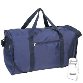 Custom Nissun Cap FTB Foldable Travel Bag, 420D Nylon w/ PU Coating - Screen Print