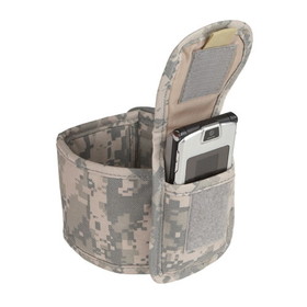 Blank Nissun Cap ID1032 Digital Camo Arm Wallet, 600D Polyester - Digital Gray Camo