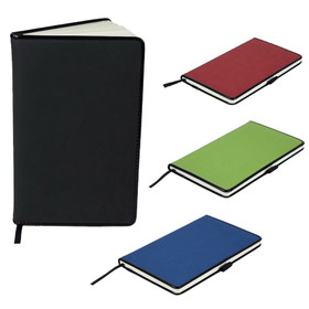 Blank Nissun Cap NB7052 Soft Padded Leatherette Notebook