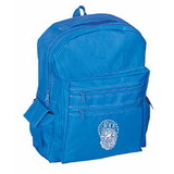 Blank Nissun Cap NSBP Nylon School Backpack, 420D Nylon w/ PU Coating