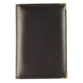 Blank Nissun Cap OGR7053 Mini Padfolio, Leatherette - Black