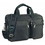 Custom Nissun Cap PFC1175 Black Expandable Laptop Portfolio, 600D Polyester - Embroidery, Price/piece