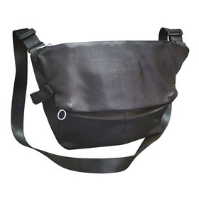 Custom Nissun Cap PFC1191 Black 1680D Polyester Fashion Tablet Messenger's Bag - Screen Print