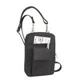 Blank Nissun Cap PU1052 Performance Travel Pouch, 600D Polyester - Black