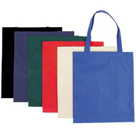 Custom Nissun Cap ST1131 Light Polyester Tote Bag, Non-Woven Poly Propylene - Embroidery