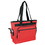 Custom Nissun Cap ST1164 Zippered Tote with Briefcase, 600D Polyester w/ Heavy Vinyl Backing - Embroidery, Price/piece
