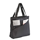 Blank Nissun Cap ST1168 Two Tone Expandable Poly Tote, 600D Polyester / PVC