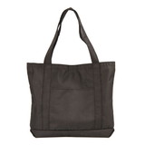 Blank Nissun Cap ST1206 Recycled Tote Bag, 100% Pet Non-Woven Polypropylene Recycled - Black