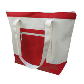 Custom Nissun Cap ST1207 600D Polyester / PVC Shopping Tote Bags - Embroidery