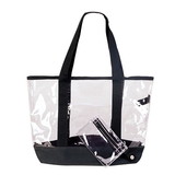 Blank Nissun Cap ST3001 Clear Tote Bag, Clear PVC - Clear