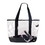 Blank Nissun Cap ST3001 Clear Tote Bag, Clear PVC - Clear, Price/piece