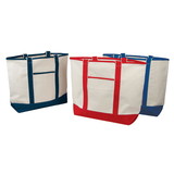 Blank Nissun Cap ST4222 Deluxe Tote Bag, 14 Oz Cotton CanvAS