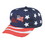 Blank Nissun Cap USA-6 Pro Style Usa Stars & Stripes Cap - Red/White/Blue, Price/piece