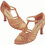 Stephanie Dark Tan Satin Dance Shoes - 15015-65