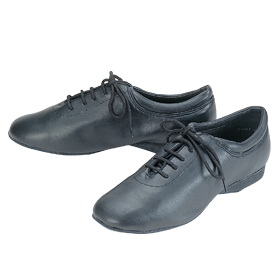 Go Go Dance Shoes, Practice , Black Leather - GO5010