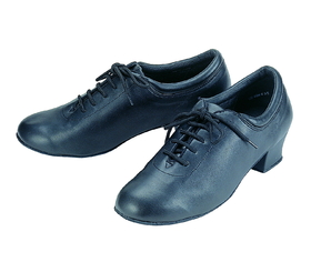Go Go Dance 1.5" Black Leather dance shoes - GO5011