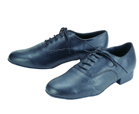 Go Go Dance 1" Black Leather dance shoes - GO6010