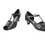 Go Go Dance 1.3" Black Leather - T-Strap dance shoes - GO7050