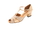 Go Go Dance 1.8" Gold Leather / Glitter Dance Shoes - GO7132
