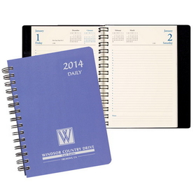 Custom DB-24 Daily Desk Planners, Twilight Covers, 5 1/2 x 8 1/2 inch