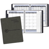 Custom EMB-38 Monthly Desk Planners, Canyon Covers, 9 x 11 inch, Wire-Bound