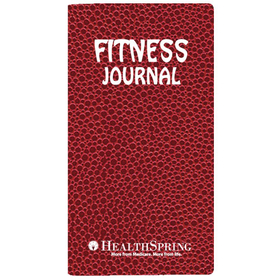 Custom FJ-1C Fitness Journal, Cobblestone Covers, 3 1/2 x 6 1/2 inch, Saddle-Stitched