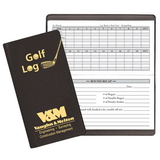 Custom GL-13 Golf Log, Continental Covers, 3 1/2 x 6 1/2 inch, Saddle-Stitched