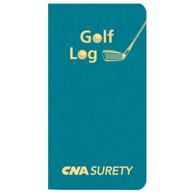 Custom GL-1A Golf Log, Shimmer Colors, 3 1/2 x 6 1/2 inch, Saddle-Stitched